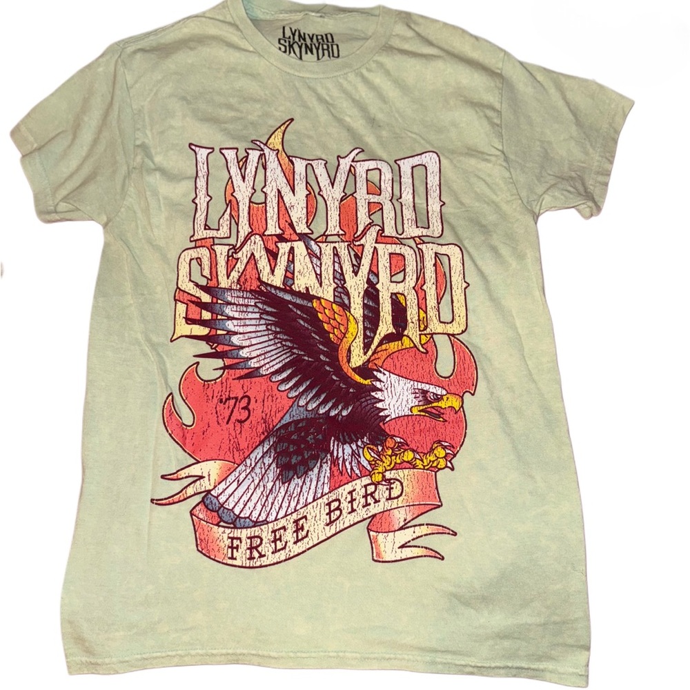 Lynyrd Skynyrd Free Bird Graphic Tee - Vinyl Icons Collection Size Small - Picture 2 of 4
